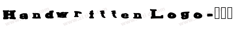 Handwritten Logo字体转换